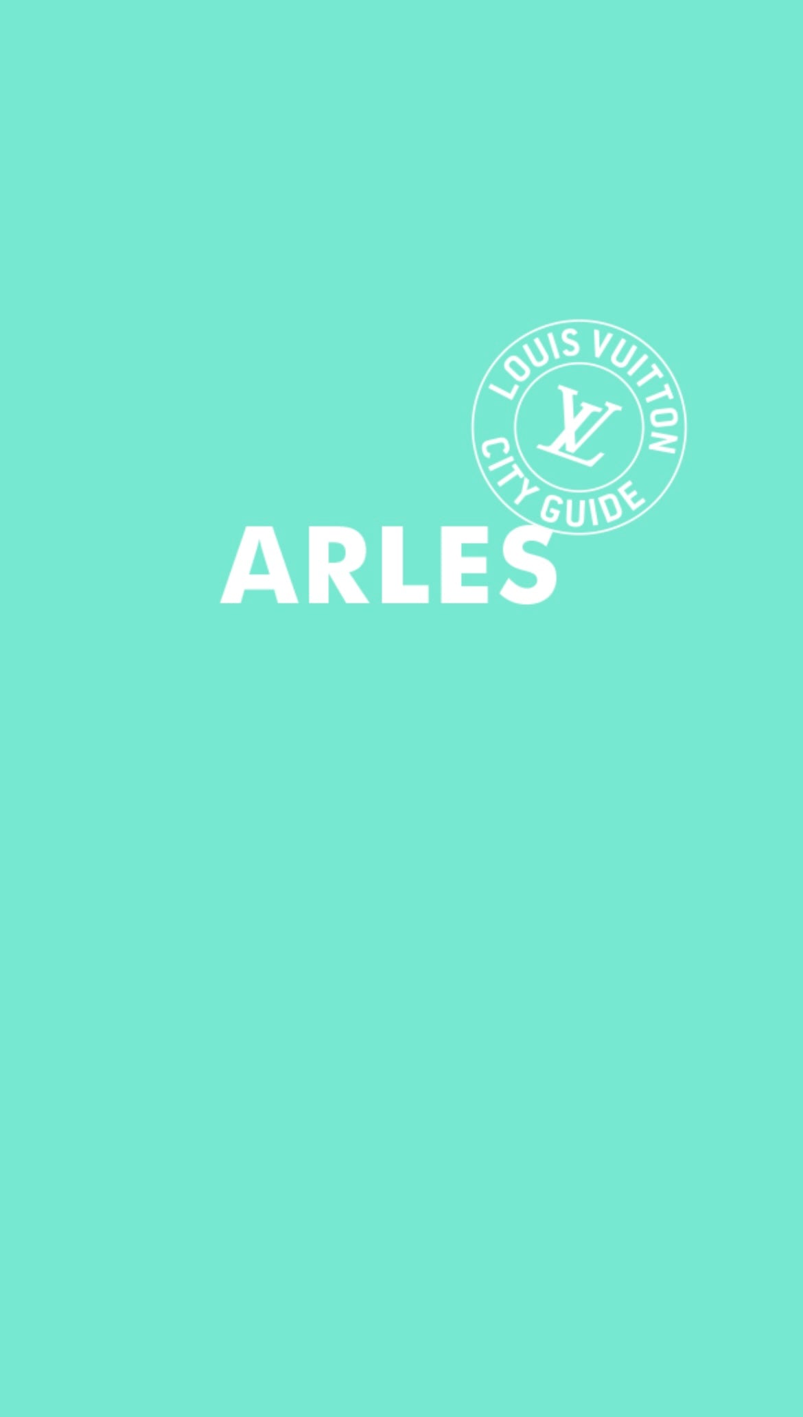 ALYSCAMPS dans le CITY GUIDE LOUIS VUITTON ARLES 2023